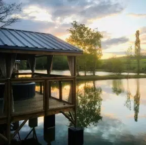 FRENCH: Coucher du Soleil sur Turtle Lake (Sunset on Turtle Lake)